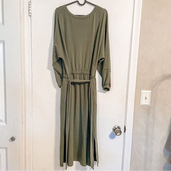 Anthropologie Thalia Midi Sweatshirt Dress M - Picture 8 of 9